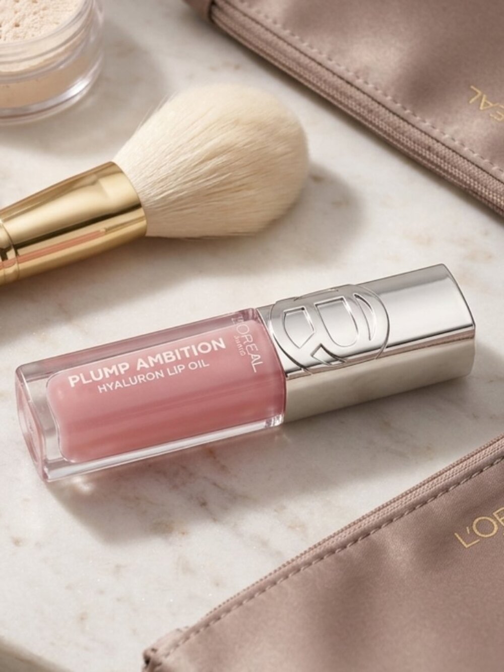 L'Oréal Paris Plump Ambition Hyaluron Lip Oil - Shade 101 Crystal Clear - New